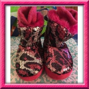 Baby Girl Sequin Slippers